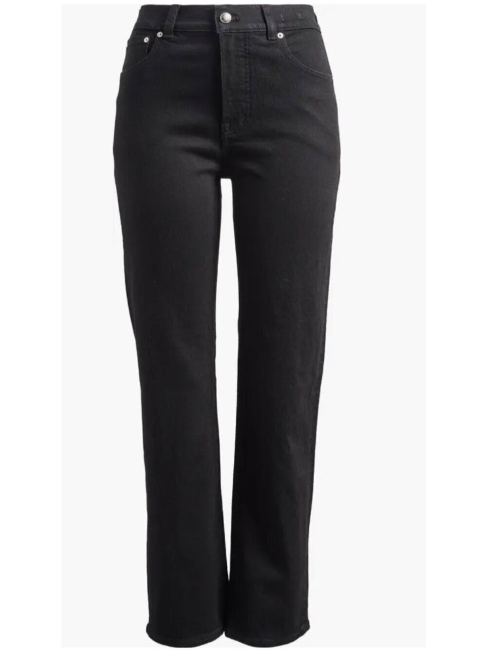 Madewell The Longline Straight Jean~Size 30 REG~Black Frost Denim NWT L7 03